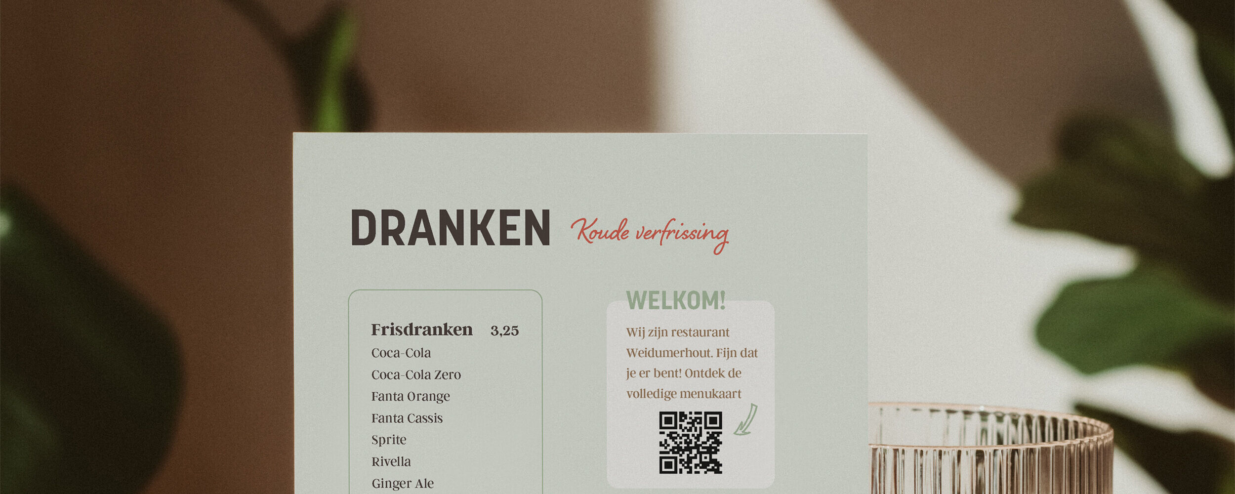 menukaart