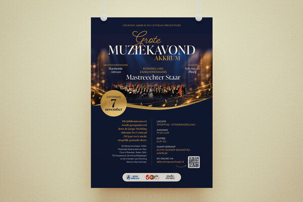 Poster Grote Muziekavond